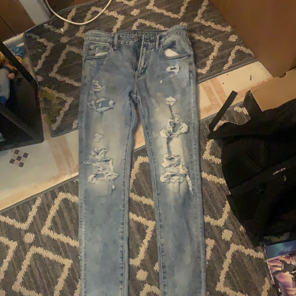 Jeans men ripped (hardly used)